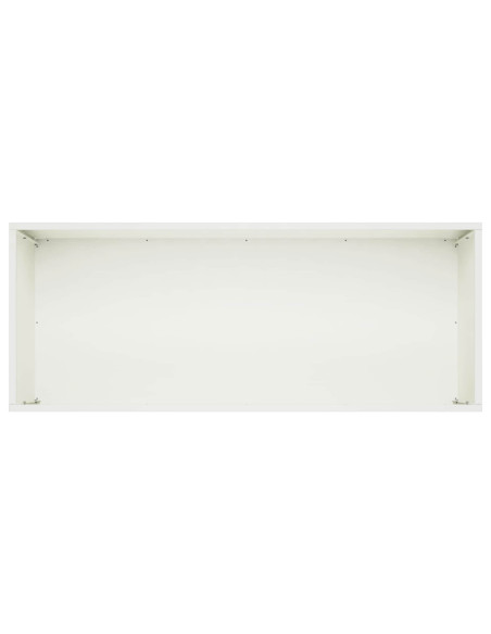 Vaso da giardino Bianco 80 x 40 x 40 cm