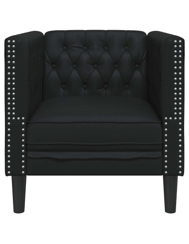 Divano Nero 74,5 x 71 x 70,5 cm PVC