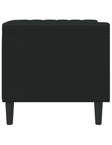 Divano Nero 74,5 x 71 x 70,5 cm PVC