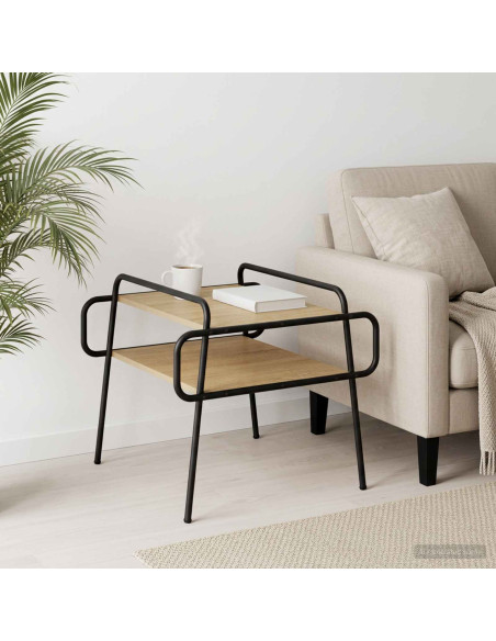 Tavolino da salotto Rovere Sonoma 60 x 60 x 51 cm