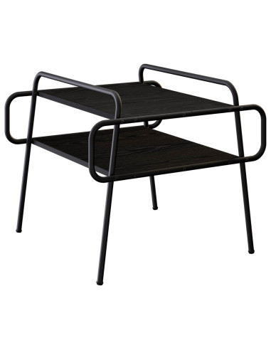 Tavolino da salotto Rovere Nero 60 x 60 x 51 cm