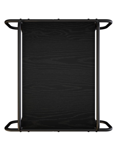 Tavolino da salotto Rovere Nero 60 x 60 x 51 cm