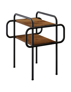 Tavolino da salotto Legno antico 40 x 40 x 51 cm 2
