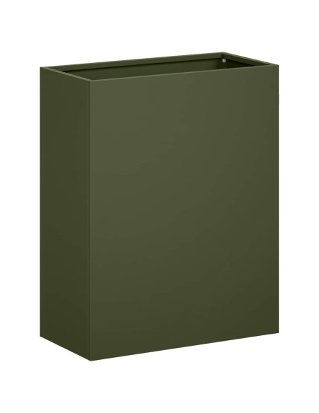 Vaso da giardino Verde Oliva 40 x 20 x 40 cm