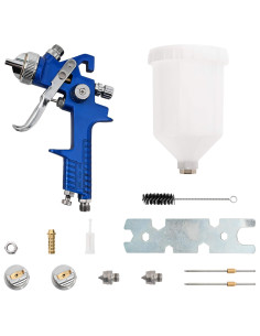 Kit Pistola per Vernice HVLP con Coppa da 600 ml 600 ml 2