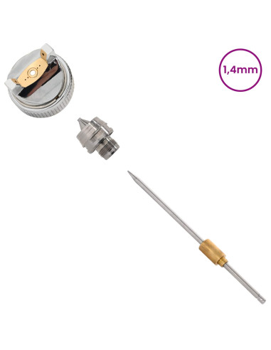 Ugello per Spruzzatore HVLP Ugello da 1,4 mm Argento