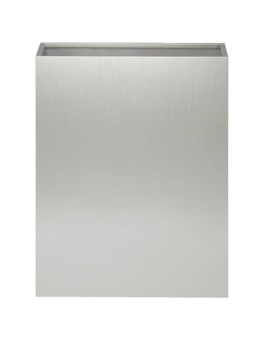 Vaso da giardino Argento 40 x 20 x 40 cm Acciaio Inox