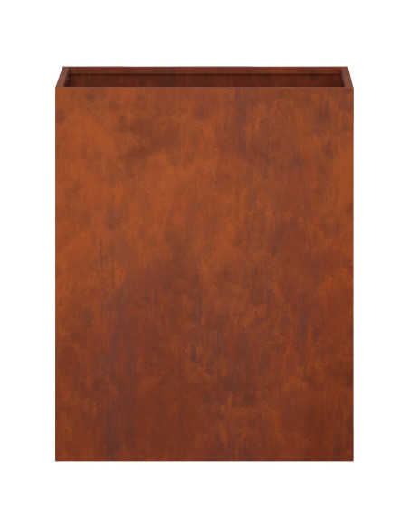 Vaso da giardino Ruggine 40 x 20 x 40 cm Acciaio Corten