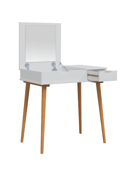 Tavolo da Trucco FAUSKE Bianco 76 x 50 x 78 cm