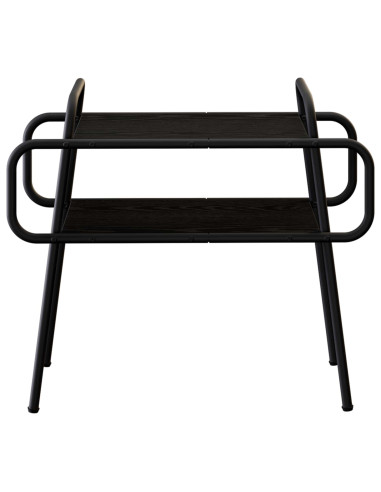 Tavolino da salotto Rovere Nero 60 x 30 x 51 cm
