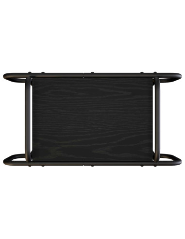 Tavolino da salotto Rovere Nero 60 x 30 x 51 cm