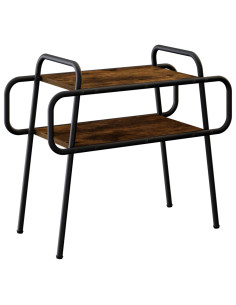 Tavolino da salotto Rovere Fumo 60 x 30 x 51 cm 2