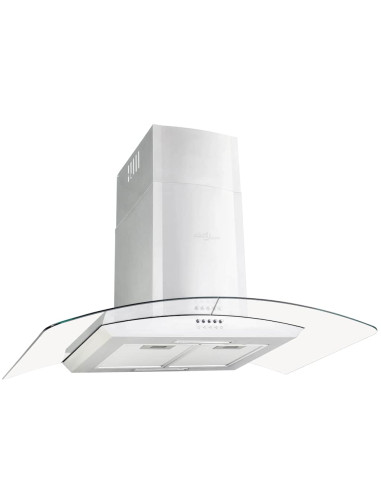 Cappa Aspirante a Muro 90 cm Acciaio Inossidabile 756 m³/h LED