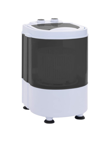 Mini lavatrice con vasca singola 2,6 kg Nero e Bianco