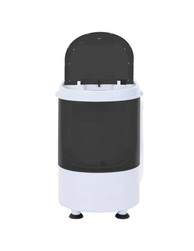 Mini lavatrice con vasca singola 2,6 kg Nero e Bianco