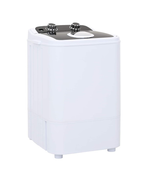 Mini lavatrice con vasca singola 4,6 kg Nero e Bianco