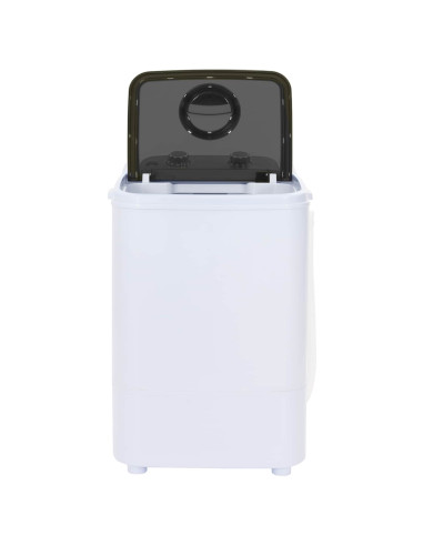 Mini lavatrice con vasca singola 4,6 kg Nero e Bianco