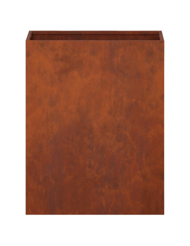 Vaso da giardino Ruggine 40 x 20 x 50 cm Acciaio Corten