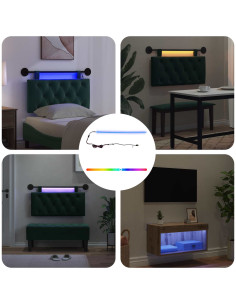 Striscia LED 55 cm Multicolore PVC