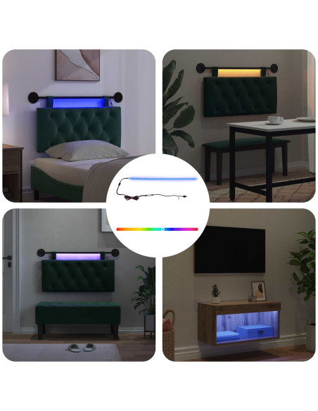 Striscia LED 55 cm Multicolore PVC