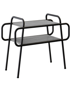 Tavolino da salotto Sonoma grigio 60 x 30 x 51 cm 2