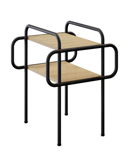 Tavolino da salotto Rovere Sonoma 40 x 40 x 51 cm