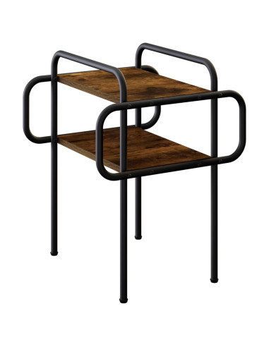 Tavolino da salotto Rovere Fumo 40 x 40 x 51 cm