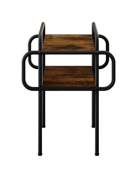 Tavolino da salotto Rovere Fumo 40 x 40 x 51 cm