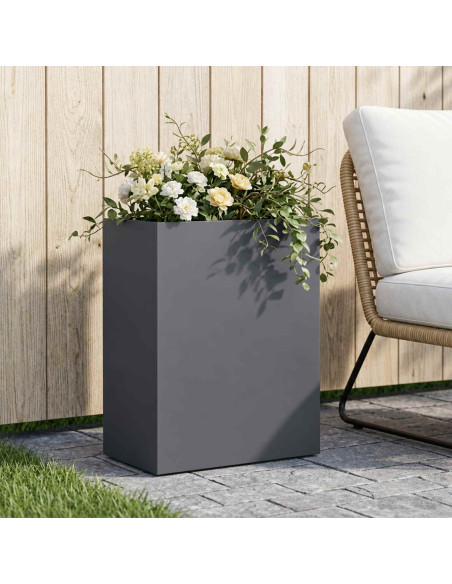 Vaso da giardino Antracite 40 x 20 x 40 cm