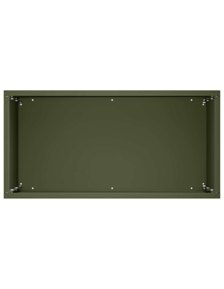 Vaso da giardino Verde Oliva 40 x 20 x 50 cm
