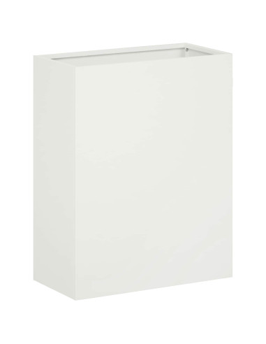 Vaso da giardino 2 pz Bianco 40 x 20 x 40 cm