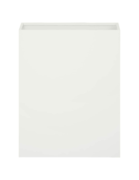 Vaso da giardino 2 pz Bianco 40 x 20 x 40 cm
