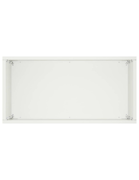 Vaso da giardino 2 pz Bianco 40 x 20 x 40 cm