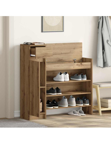 Mobile per scarpe Rovere artigianale 100,5 x 28 x 100 cm