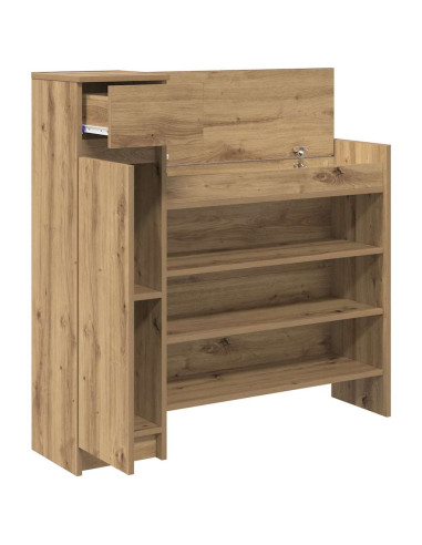 Mobile per scarpe Rovere artigianale 100,5 x 28 x 100 cm