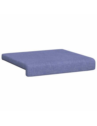 Cuscino per panchina 4 pz Tessuto Blu jeans Profondità 35 cm