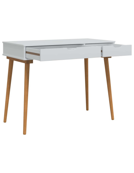 Tavolo da Trucco FAUSKE Bianco 100 x 50 x 78 cm