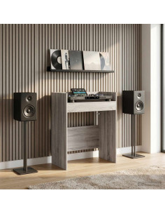 Tavolo DJ Sonoma grigio 62 x 45 x 102 cm Legno ingegnerizzato