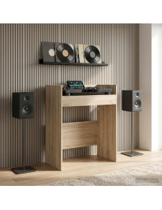 Tavolo DJ Rovere Sonoma 82 x 45 x 102 cm Legno ingegnerizzato