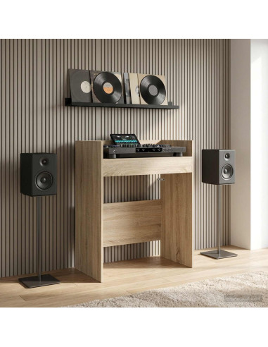 Tavolo DJ Rovere Sonoma 82 x 45 x 102 cm Legno ingegnerizzato