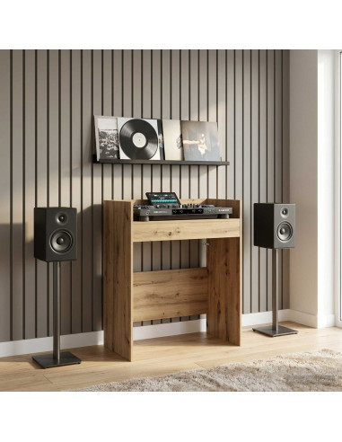 Tavolo DJ Rovere Artigianale 102 x 45 x 102 cm