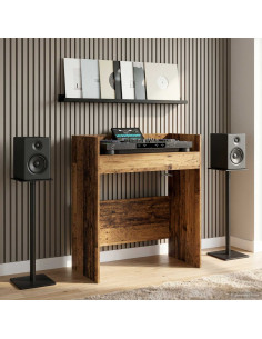 Tavolo DJ Legno antico 82 x 45 x 102 cm Legno ingegnerizzato