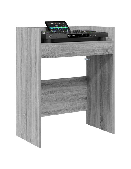 Tavolo DJ Sonoma grigio 82 x 45 x 102 cm Legno ingegnerizzato
