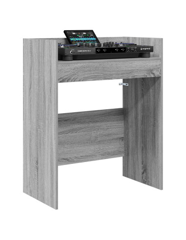 Tavolo DJ Sonoma grigio 102 x 45 x 102 cm Legno ingegnerizzato