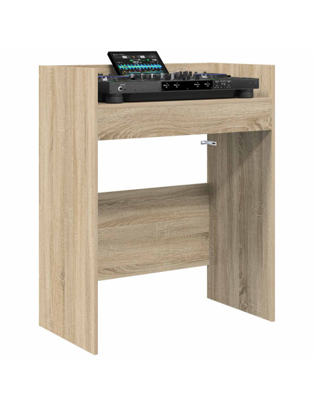 Tavolo DJ Rovere Sonoma 82 x 45 x 102 cm Legno ingegnerizzato