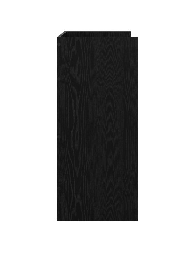 Tavolo DJ Rovere Nero 82 x 45 x 102 cm Legno ingegnerizzato