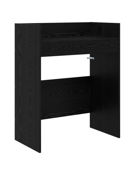 Tavolo DJ Rovere Nero 102 x 45 x 102 cm Legno ingegnerizzato