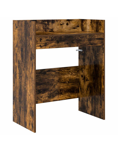 Tavolo DJ Rovere Fumo 102 x 45 x 102 cm Legno ingegnerizzato