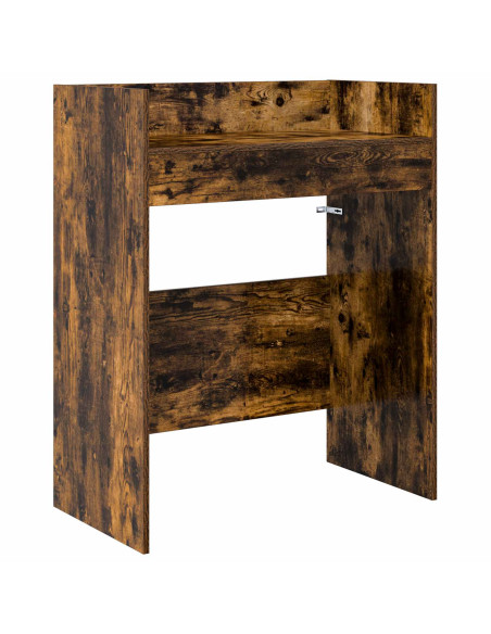 Tavolo DJ Rovere Fumo 102 x 45 x 102 cm Legno ingegnerizzato