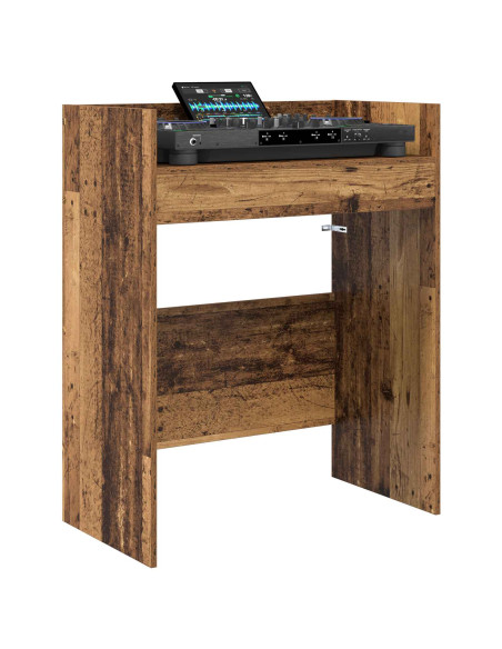 Tavolo DJ Legno antico 82 x 45 x 102 cm Legno ingegnerizzato